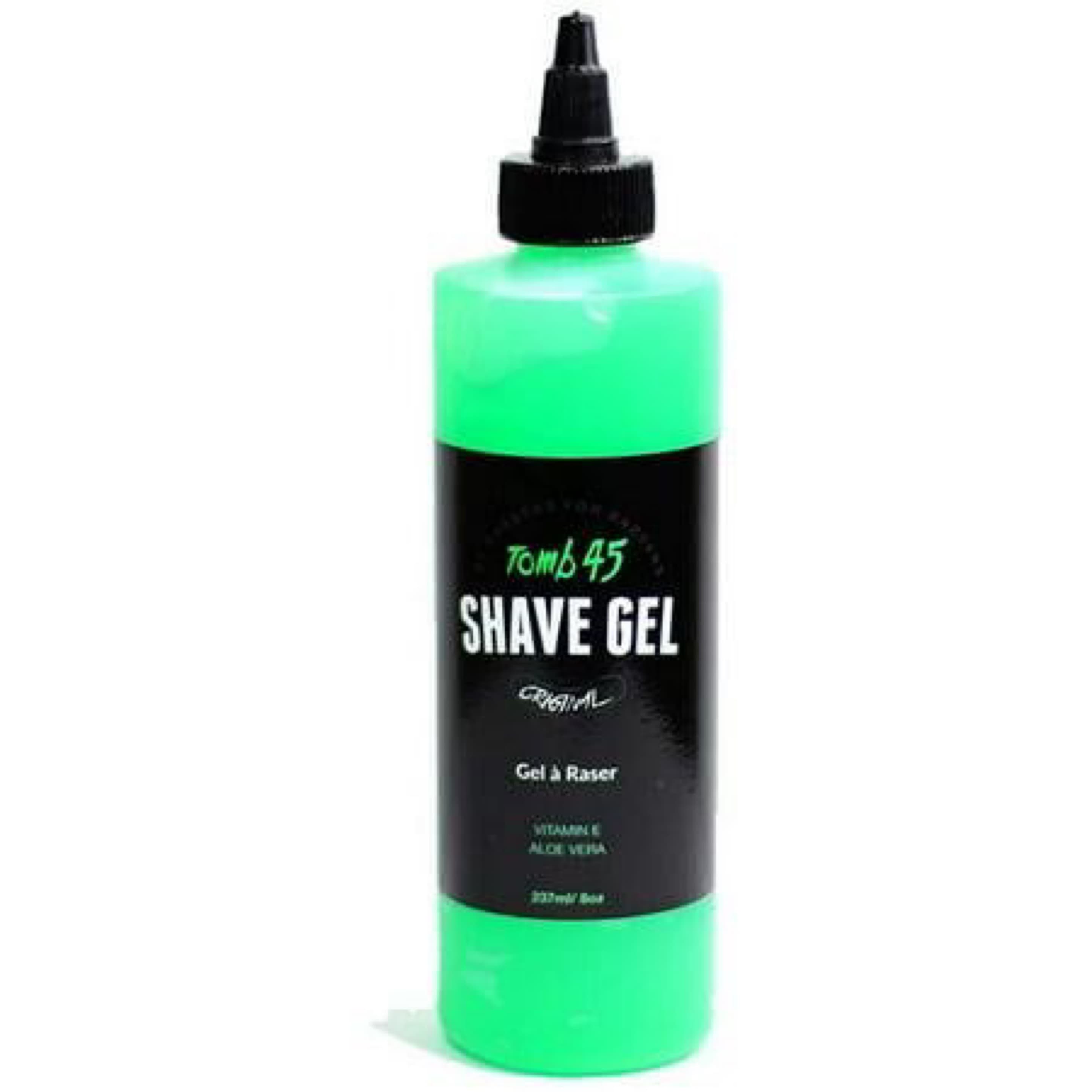 TOMB45 Shave Gel Original Vitamin E & Aloe Vera 9oz 266ml